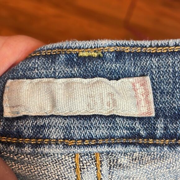 Levi’s Custom Flare Jeans, Turtles Hippie Pants, up cycled Levi’s 515, 6 medium - Picture 11 of 12